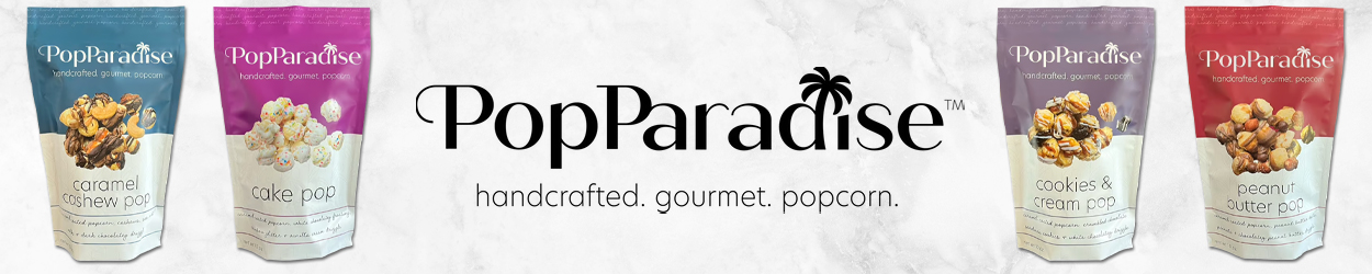 PopParadise Popcorn Promotional Banner